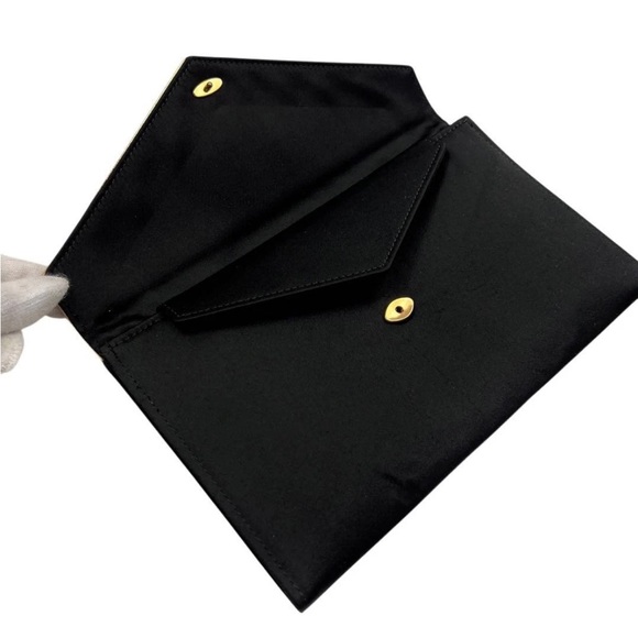 Yves Saint Laurent Black Clutch Bag - Picture 7 of 9